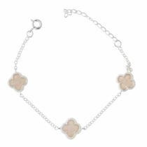 Pulseira Trevo Esmaltada Em Prata 925 Pulseira Trevo Esmaltada Em Prata 925