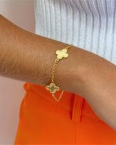 Pulseira Trevo VF Gold (Dourado)