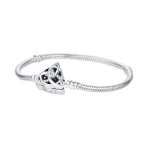 Pulseira Triangular De Prata 925 Para Mulheres, DIY, Presente Para Fazer Joias Com Charms Originais Pulseira Triangular De Prata 925 Para Mulheres, DIY, Presente Para Fazer Joias Com Charms Originais