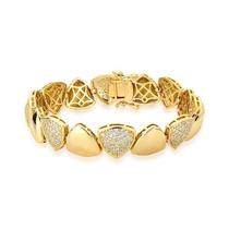 Pulseira triângulos cravejados Pulseira triângulos cravejados