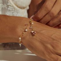Pulseira Trillion - Banho de Ouro 18k