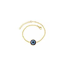 Pulseira Turkish Eye Gold Surgical Steel para mulheres