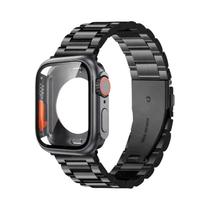 Pulseira Ultra Case De Aço Inoxidável Para Apple Watch 46mm 42mm 44mm 45mm iWatch Series 10 9 8 7 6