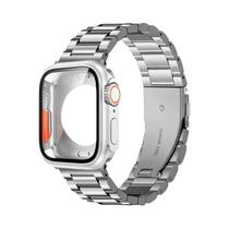 Pulseira Ultra Case Em Aço Inoxidável Para Apple Watch 46mm 42mm 44mm 45mm iWatch Series 10 9 8 7 6