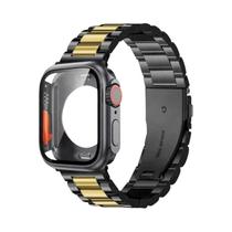 Pulseira Ultra Case Em Aço Inoxidável Para Apple Watch 46mm 42mm 44mm 45mm iWatch Series 10 9 8 7 6