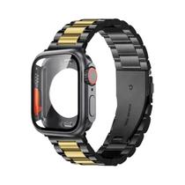 Pulseira Ultra De Aço Inoxidável Para Apple Watch Series 10 9 8 7 6 SE 5 46mm 44mm 42mm 45mm