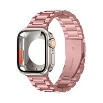 Pulseira Ultra De Aço Inoxidável Para Apple Watch Series 10 9 8 7 6 SE 5 46mm 44mm 42mm 45mm