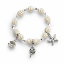 Pulseira Única Orixá Iemanjá Perolada Proteção Espiritual Pulseira Única Orixá Iemanjá Perolada Proteção Espiritual