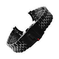 Pulseira Unissex De Aço Inoxidável 316L Para Pulseira Seiko SKX009 Jubilee Com Extremidade Curvada