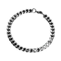 Pulseira Unissex De Aço Inoxidável Com Corrente Cubana Para Casais, Joia De Pulso Da Moda, Presente