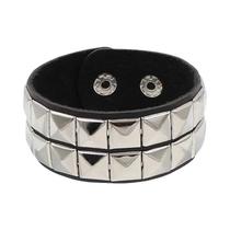 Pulseira Unissex De Couro PU Estilo Gótico Steampunk Com Punho Largo, Joia De Moda Punk Rock Para