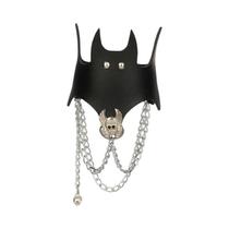 Pulseira Unissex De Couro PU Preto Punk Goth Com Tachas, Espinhos E Fivela, Estilo Anos 80 Gótico