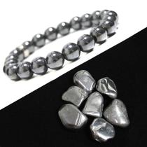 Pulseira Unissex Emagrecimento Hematita Pedra Natural Magnética Pulseira Unissex Emagrecimento Hematita Pedra Natural Magnética