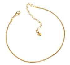 Pulseira Unissex Rabo De Rato Folheado Ouro 18k Pulseira Unissex Rabo De Rato Folheado Ouro 18k
