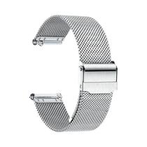 Pulseira Universal De Aço Inoxidável Milanesa Com Liberação Rápida 20mm-24mm Para DW