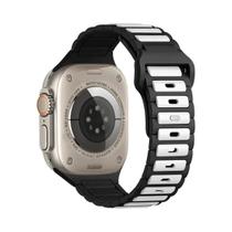 Pulseira Universal De Silicone Para Apple Watch Series 9 8 7 6 5 SE Ultra 2 40mm 42mm 44mm 45mm 46mm