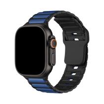 Pulseira Universal De Silicone Para Apple Watch Series 9 8 7 6 5 SE Ultra 2 40mm 42mm 44mm 45mm 46mm