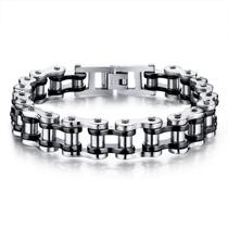 Pulseira Vanski Motorcycle Bike Chain Link em aço inoxidável Pulseira Vanski Motorcycle Bike Chain Link em aço inoxidável