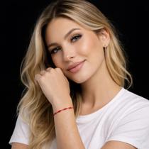 Pulseira Vermelha De Sete 7 Nós Kabbalah Afastar O Mal