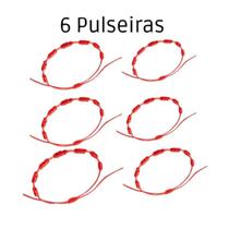 Pulseira Vermelha De Sete 7 Nós Kabbalah Afastar O Mal