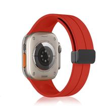 Pulseira Vermelho Magnética 42/44/45/49mm Com Imã Fecho Preto Compatível Applee Waatch Seriee 4 5 6 7 8 ULTRA Pulseira Vermelho Magnética 42/44/45/49mm Com Imã Fecho Preto Compatível Applee Waatch Seriee 4 5 6 7 8 ULTRA