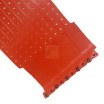 Pulseira Vinil Adulta Vermelho 100 Un