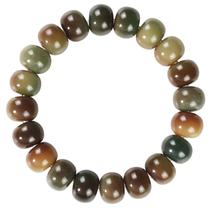 Pulseira vintage Bodhizi com contas de ábaco 10x13mm Pulseira vintage Bodhizi com contas de ábaco 10x13mm