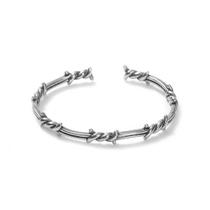 Pulseira Vintage De Aço Inoxidável Torcida E Entrelaçada, Design Simples E Moderno, Joia Para Pulseira Vintage De Aço Inoxidável Torcida E Entrelaçada, Design Simples E Moderno, Joia Para