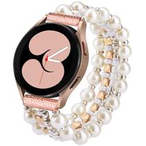 Pulseira VISOOM Beaded Boho para Samsung Galaxy Watch 6/5/4 40 mm 44 mm