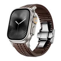 Pulseira VKEOO de silicone esportiva com fivela dobrável, 4449 mm Pulseira VKEOO de silicone esportiva com fivela dobrável, 4449 mm