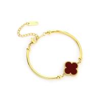 Pulseira VRPETLNK, trevo impermeável de quatro folhas para mulheres Pulseira VRPETLNK, trevo impermeável de quatro folhas para mulheres