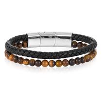 Pulseira West Coast Jewelry Crucible Tiger Eye Stone Bead