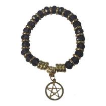 Pulseira Wicca Bruxa Ou Pentagrama Proteção - Escolha A Cor