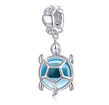 Pulseira Wokex com Pingente de Tartaruga em Prata 925 - Para Mulheres