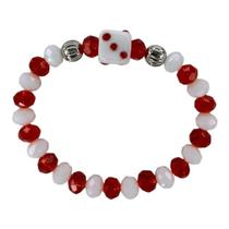 Pulseira Zé Pelintra Firma 1 Dado Cristal E Silicone