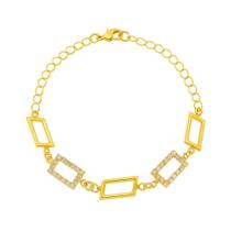 Pulseira Zircônia - Banhado em Ouro 18k Pulseira Zircônia - Banhado em Ouro 18k