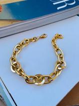 Pulseiras braceletes Banhado a Ouro tendência Maximalismo Pulseiras braceletes Banhado a Ouro tendência Maximalismo