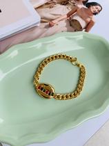 Pulseiras Braceletes Semi Joia tendência Verão Búzios cravejado de zircônia colorida Pulseiras Braceletes Semi Joia tendência Verão Búzios cravejado de zircônia colorida