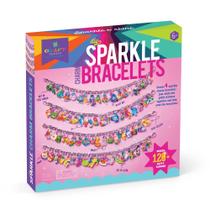 Pulseiras Charm Craft-tastic DIY Puffy Kit de 6 anos ou mais com 4 pulseiras Pulseiras Charm Craft-tastic DIY Puffy Kit de 6 anos ou mais com 4 pulseiras