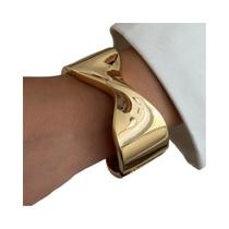 Pulseiras Chunky De Resina Acrílica Vintage Para Mulheres, Braceletes Geométricos Irregulares Da