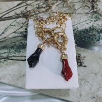 Pulseiras Com Pingente Figa Negra Ou Vermelha