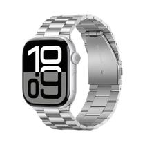 Pulseiras De Aço Inoxidável Para Apple Watch Series 9/8/7/6/5/4/SE IWatch Ultra 49mm 45mm 44mm 41