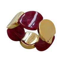 Pulseiras De Acrílico Com Corda Elástica Redonda Para Mulheres, Estilo Europeu-Americano, Joias De