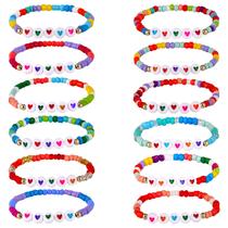 Pulseiras de amizade Bonuci Kids Motivational 12 unidades para meninas