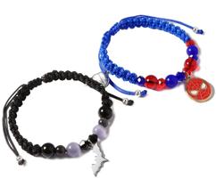 Pulseiras de amizade SKIRIFLA Spider Bat para melhor amiga