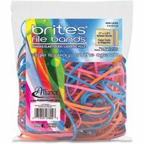 Pulseiras de arquivo Alliance Rubber 07800 Non-Latex Brites 50 unidades