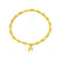 Pulseiras de bambu de estilo chinês banhadas a ouro Pulseiras de bambu de estilo chinês banhadas a ouro
