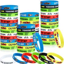 Pulseiras de borracha Party Favors Skylety Race Cars (pacote com 48)
