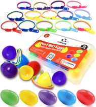 Pulseiras de brinquedo com zíper UpBrands, pacote com 15 ovos de páscoa para crianças