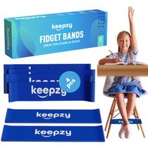 Pulseiras de cadeira Fidget Keepzy Anti Slip para crianças, pacote com 12 Pulseiras de cadeira Fidget Keepzy Anti Slip para crianças, pacote com 12